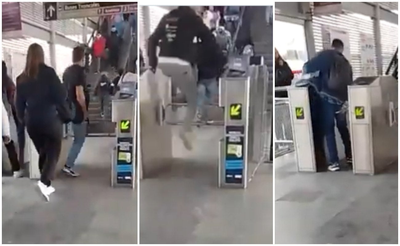 Colados en Transmilenio