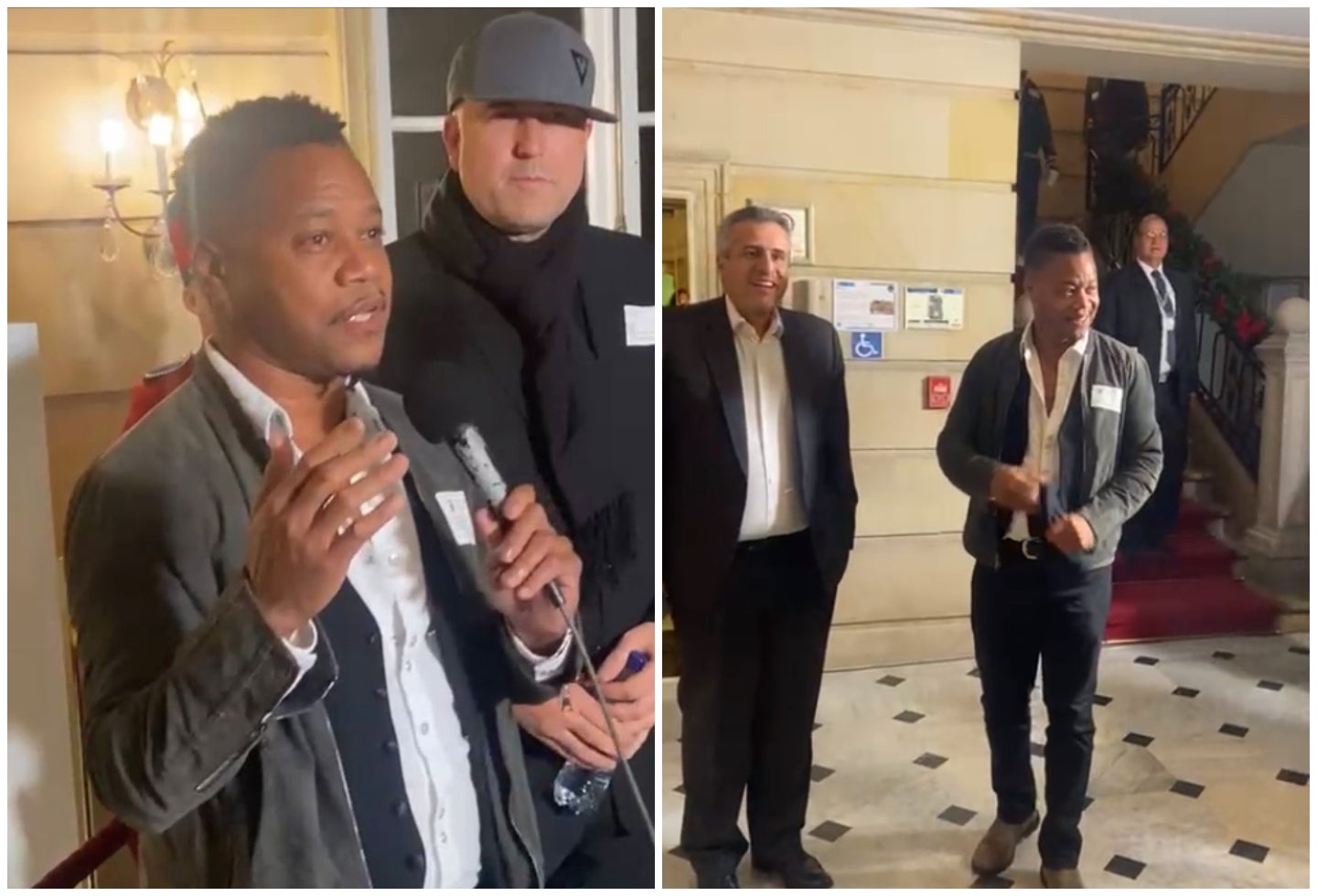 Cuba Gooding Jr visita la Presidencia de la República