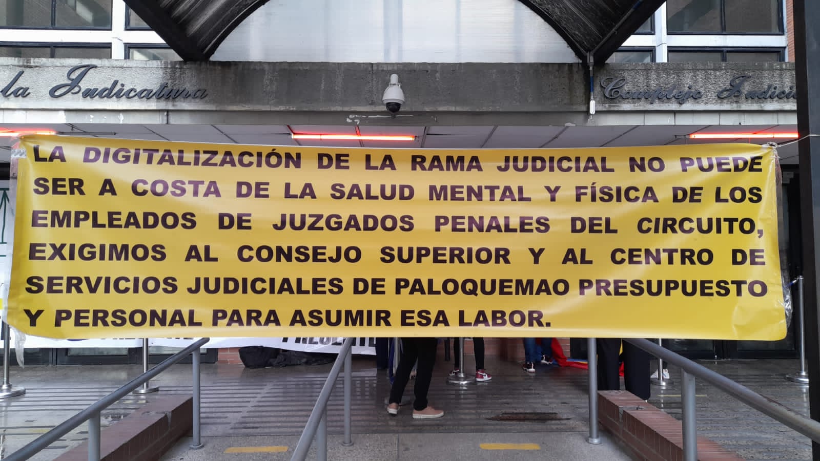 Rama judicial protesta