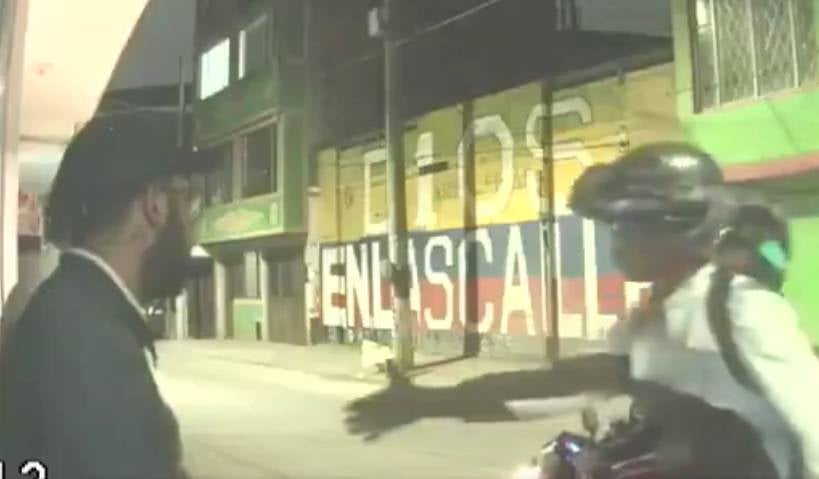 ladrones en Bogotá ahora saludan de mano a quiener van a robar