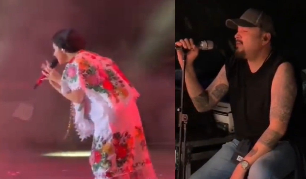 Pepe Aguilar canta coros de Ángela Aguilar a escondidas