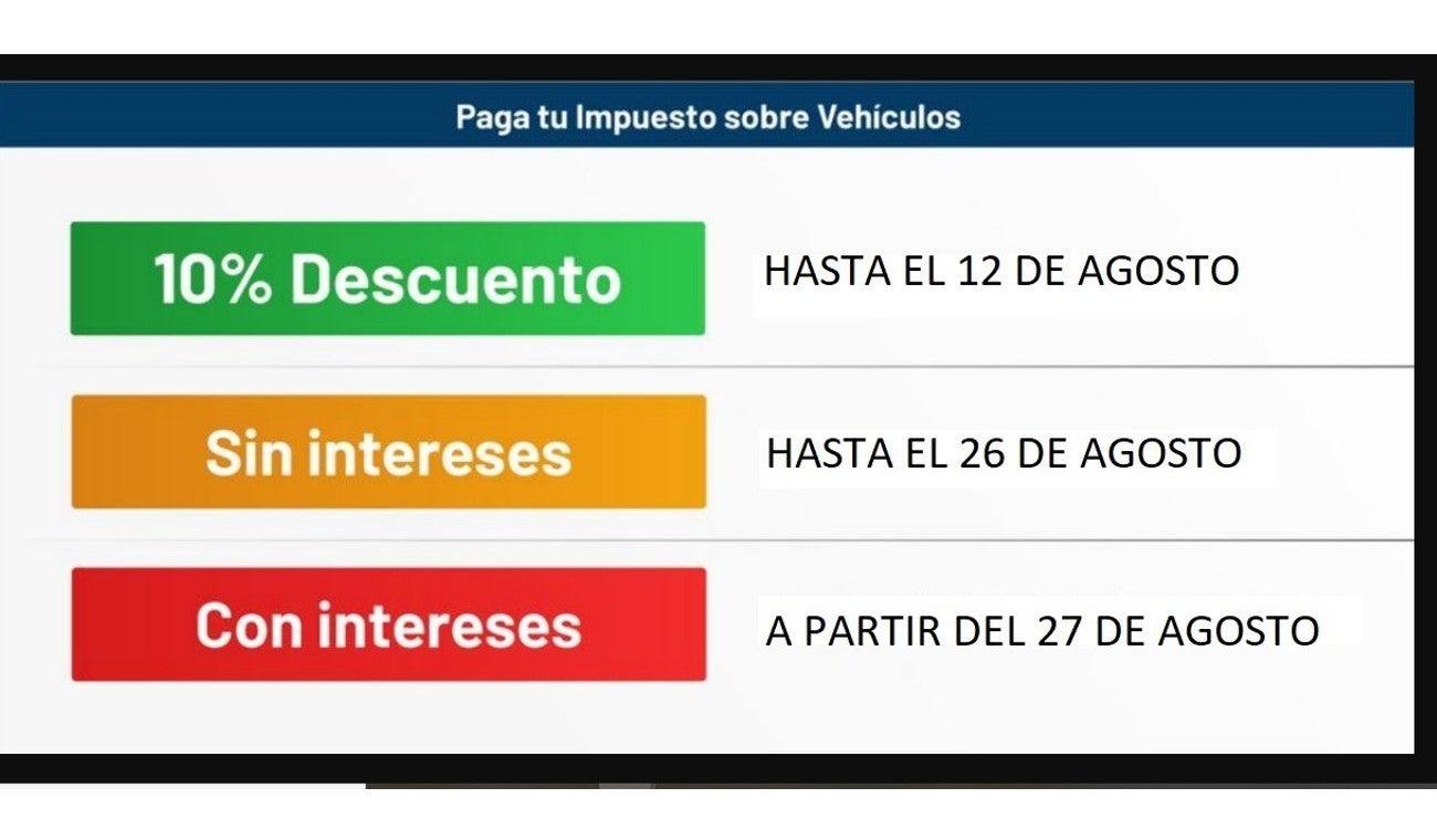 Plazos de pago impuesto vehicular Cundinamarca