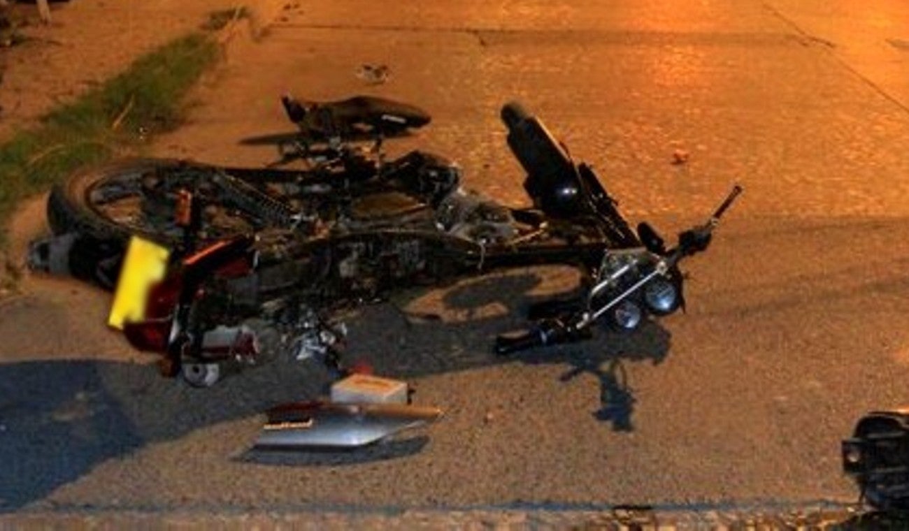 Accidente de moto