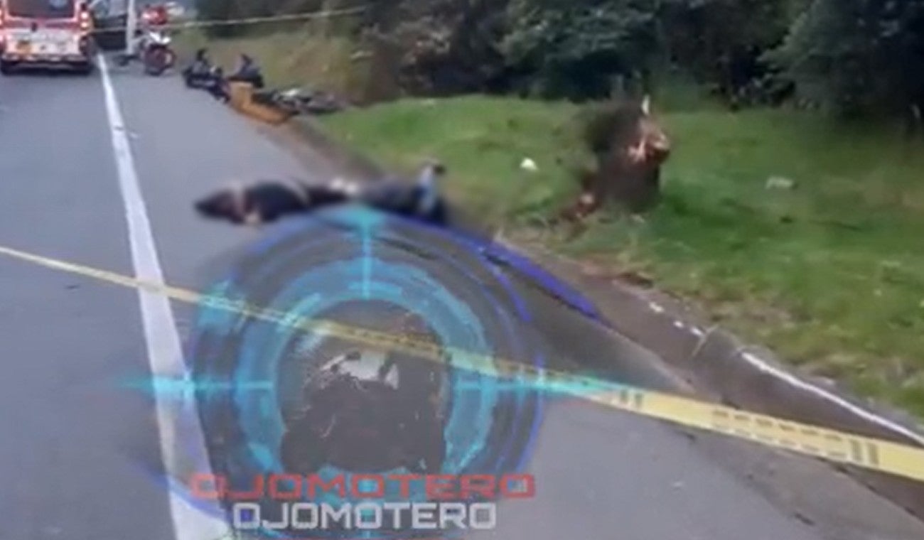 Accidente de tránsito en vía Tunja - Bogotá