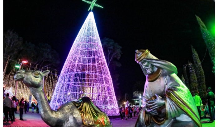 Alumbrado navideño cerca a Bogotá