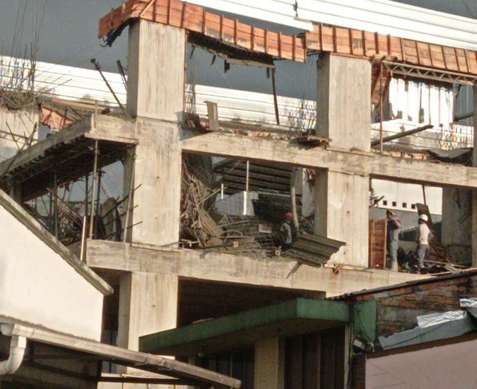Colapso edificio obra Pereira