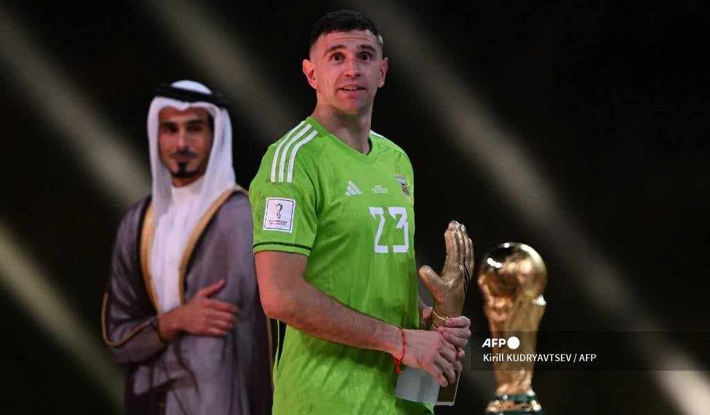 Dibu Martínez y su arrogante celebración