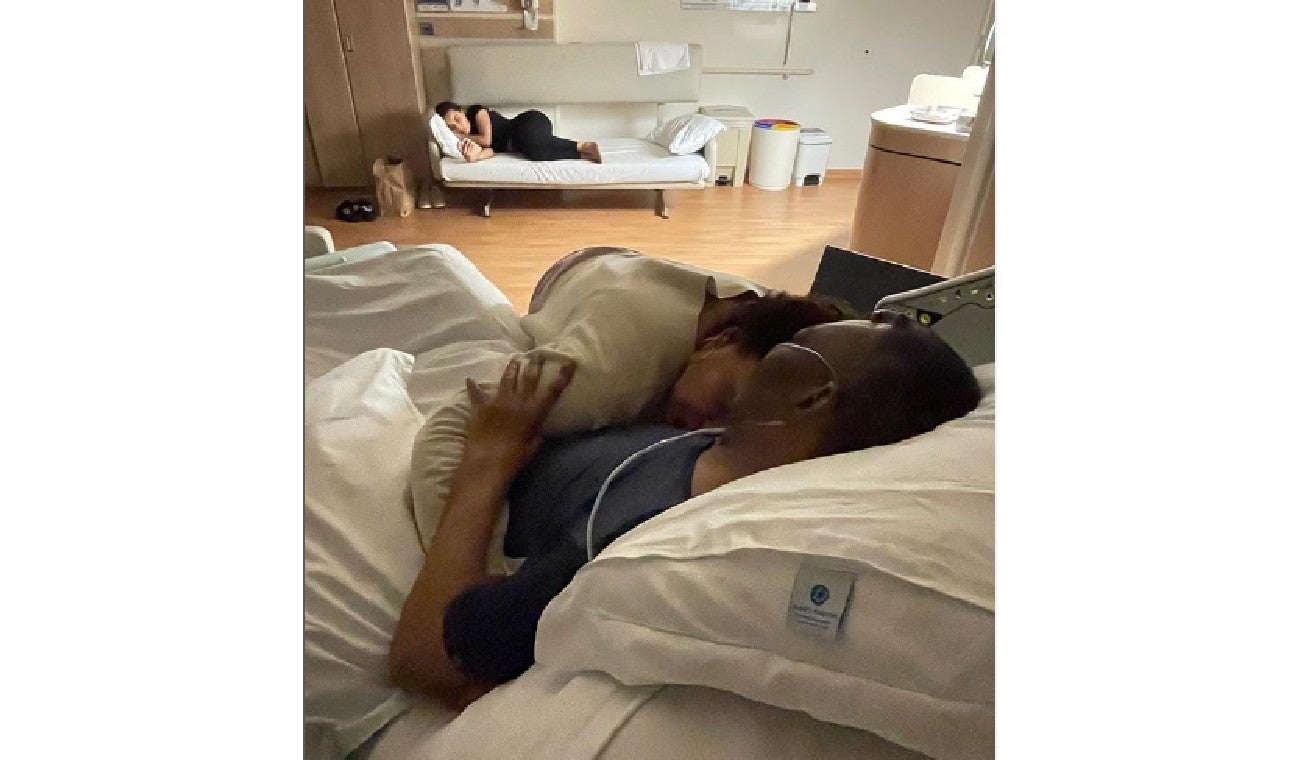 Pelé en el hospital