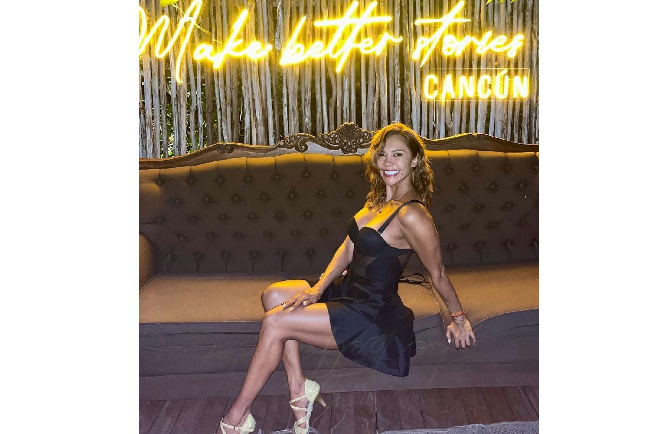 Fotografía de la Actriz Martha Bolaños en Cancun