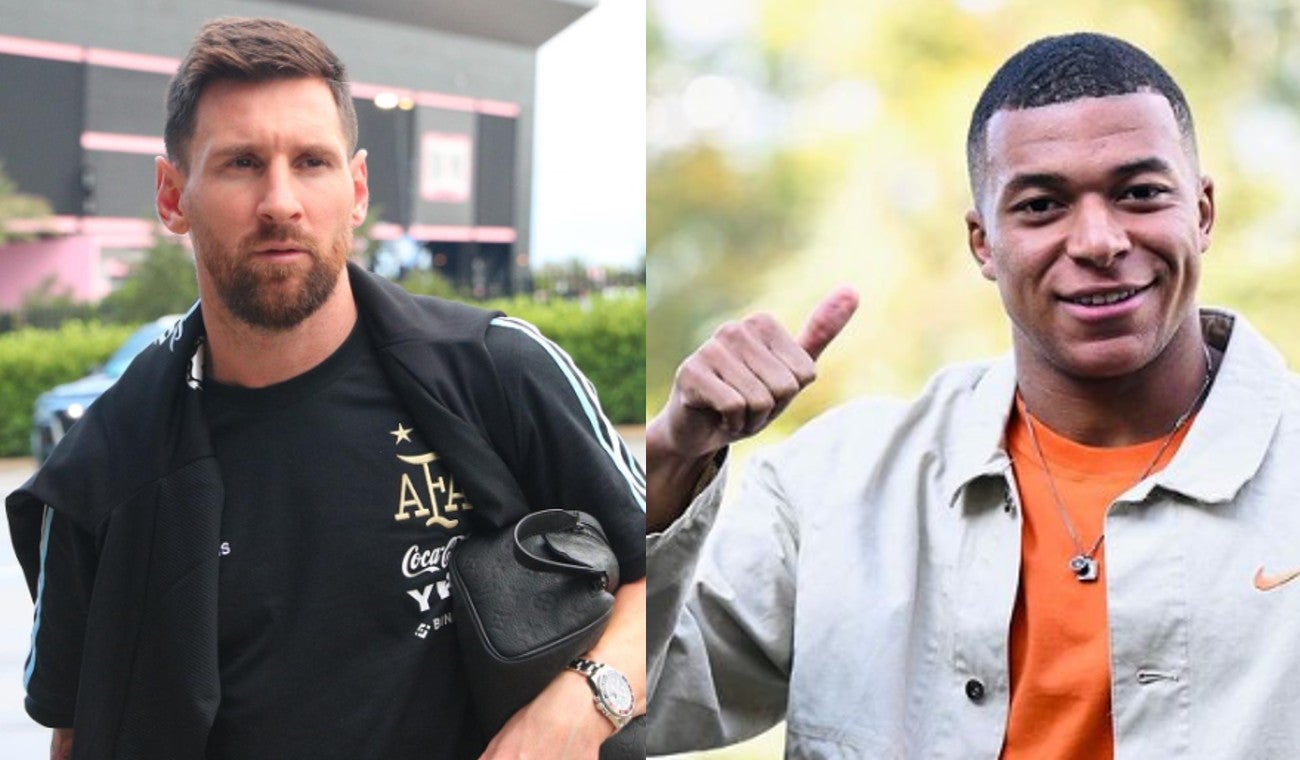 Messi y Mbappé