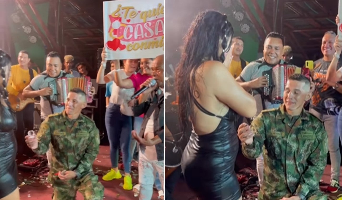 Miguel Morales cómplice de pedida de matrimonio