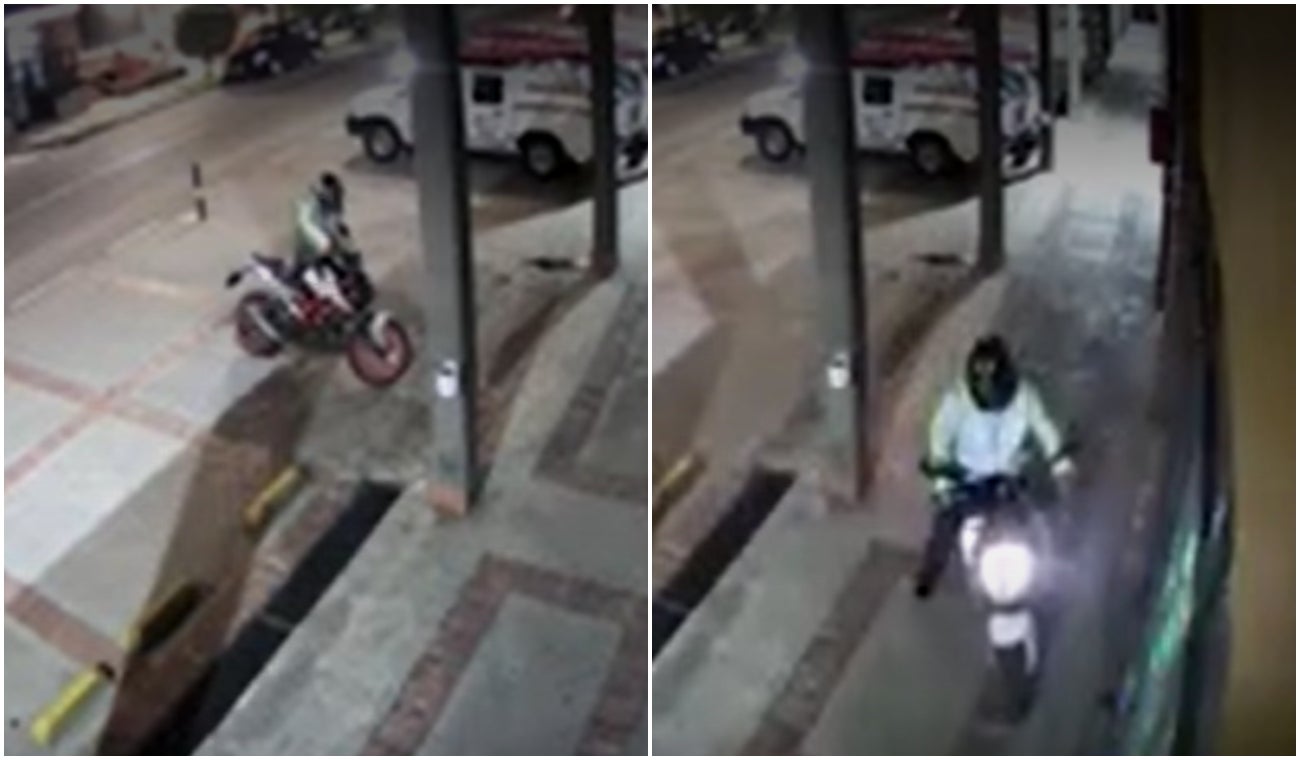 Moto robada en Bogotá