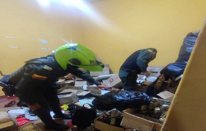 Más de 3.300 botellas fueron encontradas