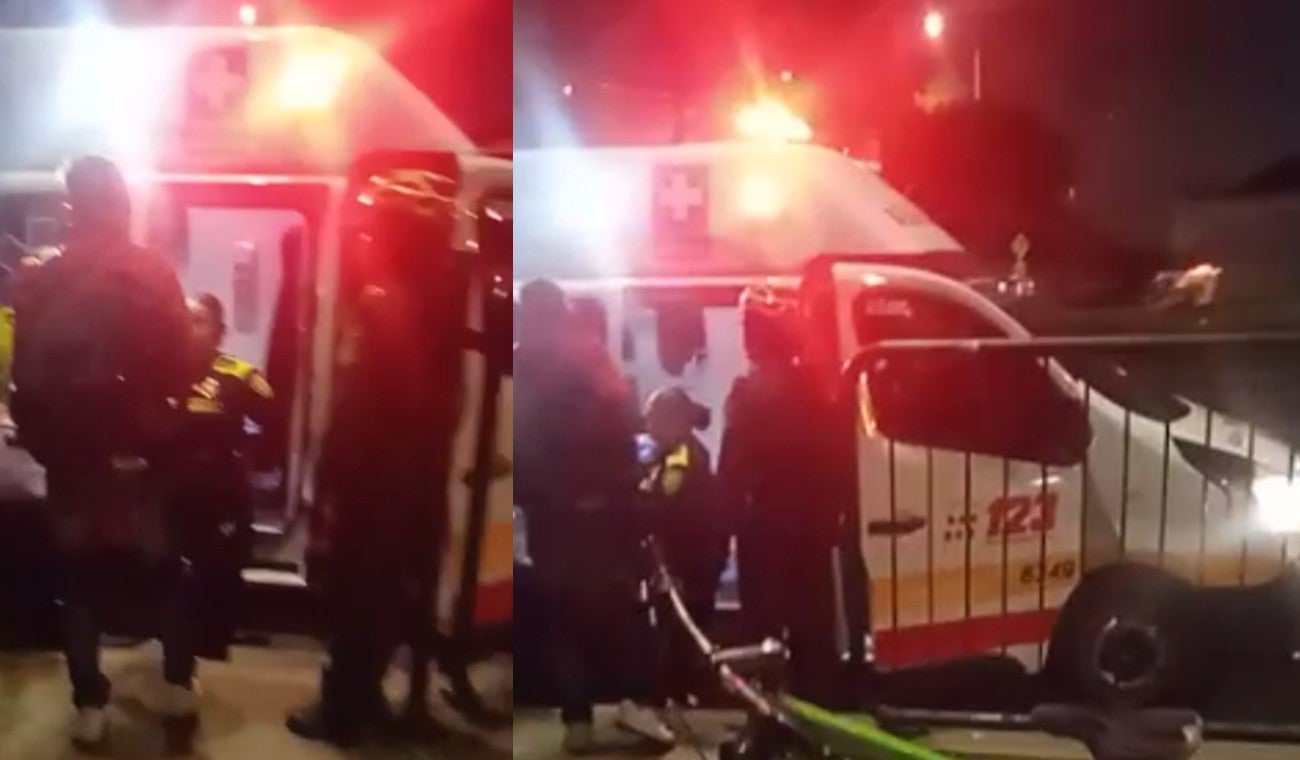 Policías evitaron que mujer se lanzara de puente peatonal