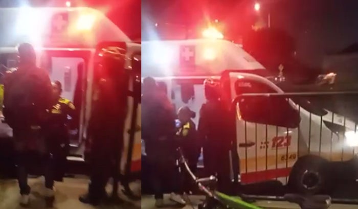 Policías evitaron que mujer se lanzara de puente peatonal