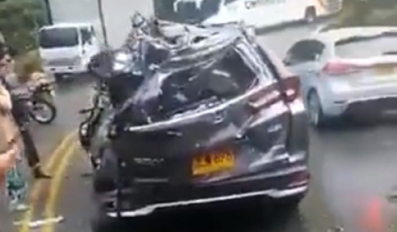 Accidente en el Alto de la Línea