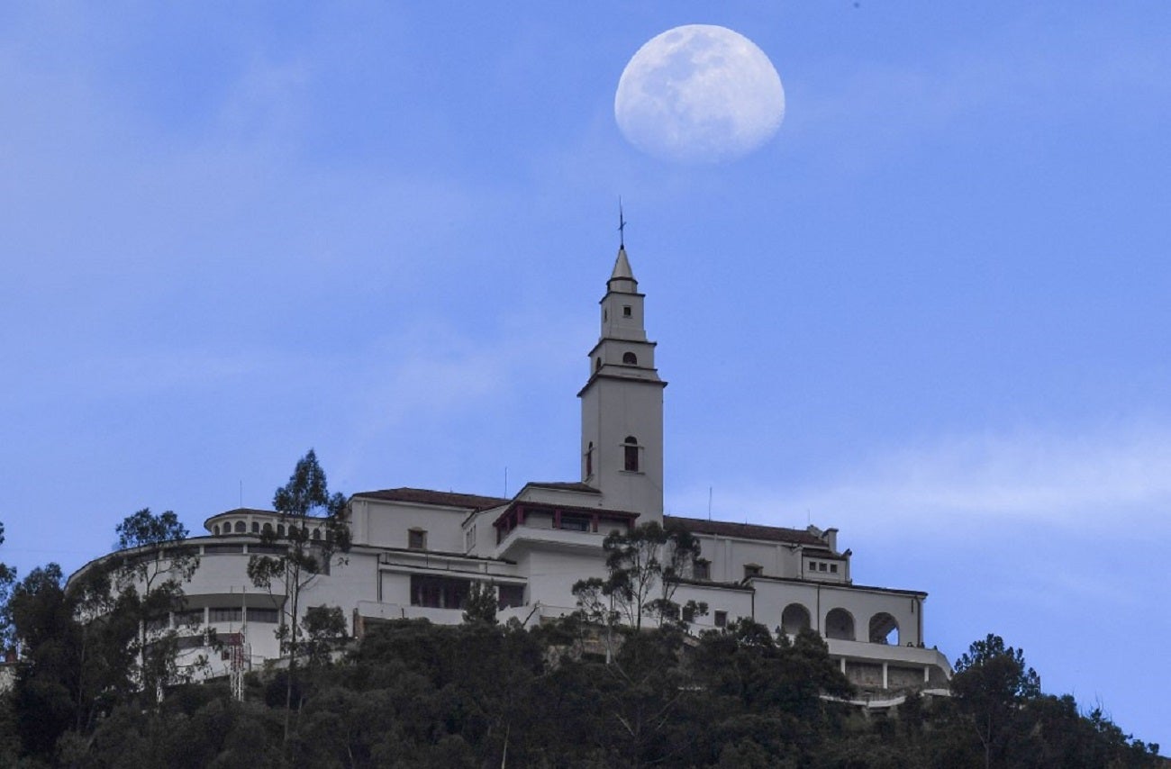 Cerro de Monserrate, en Bogotá