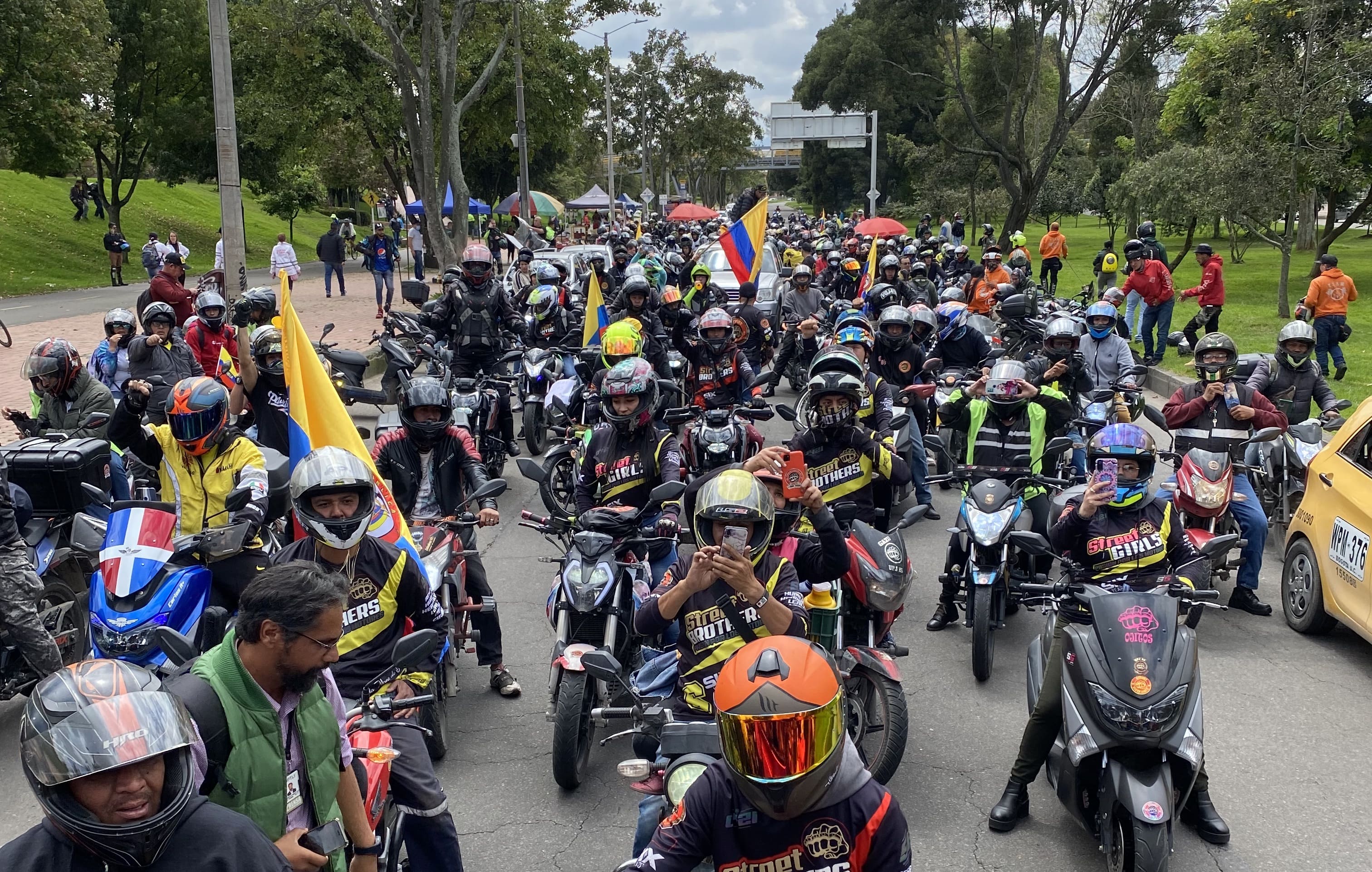 Caravana de motociclistas
