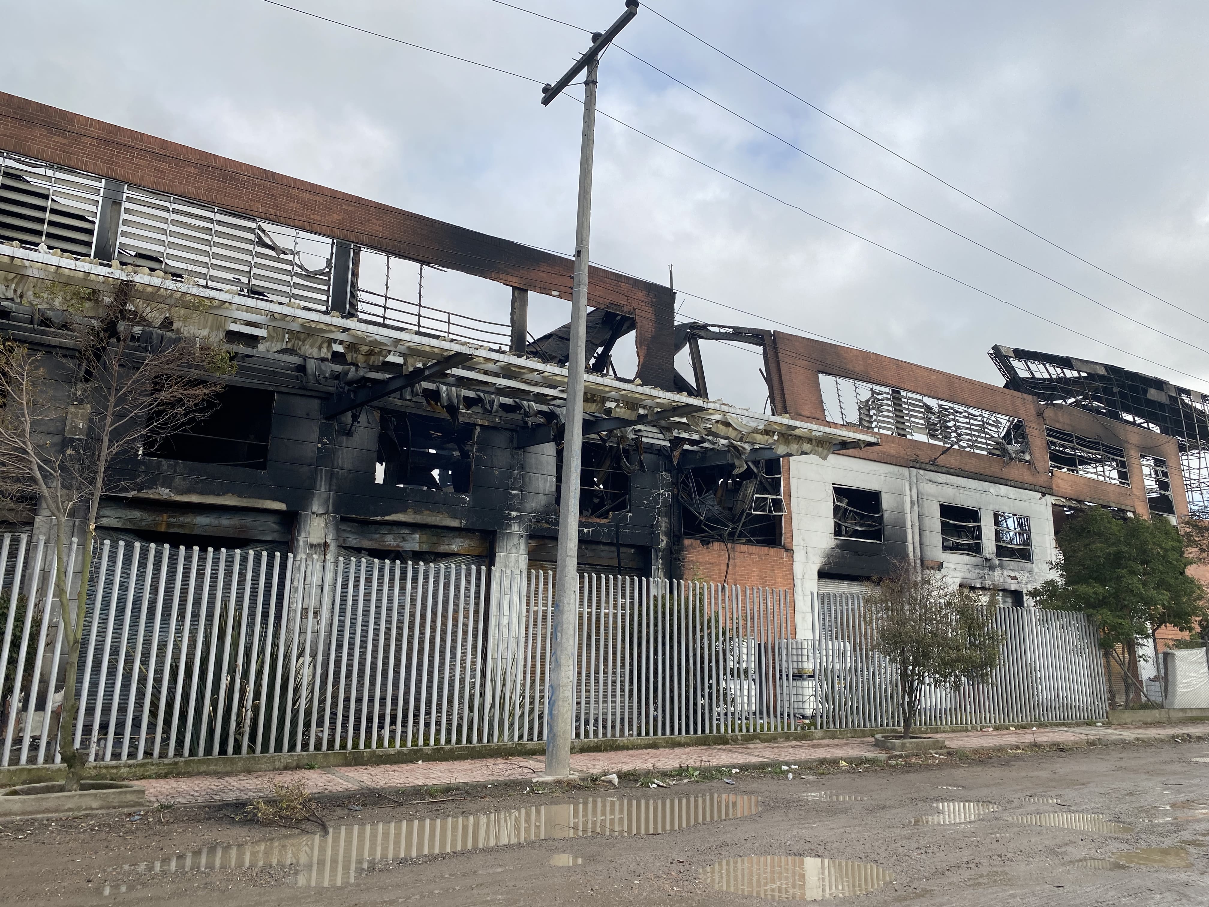 Incendio fábrica de colchones