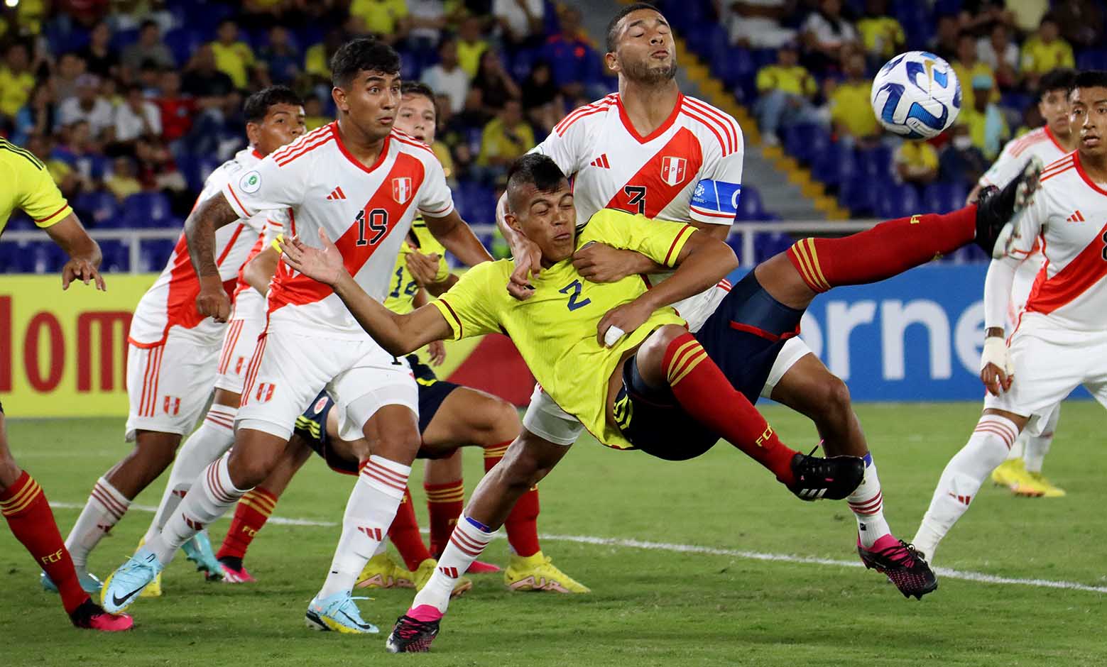 Colombia vs Perú, Sudamericano sub 20 2023