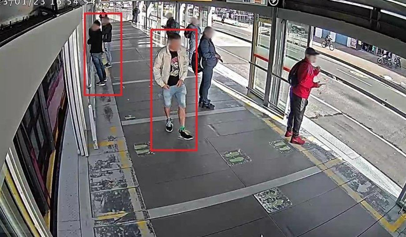 Captura de delincuente de TransMilenio