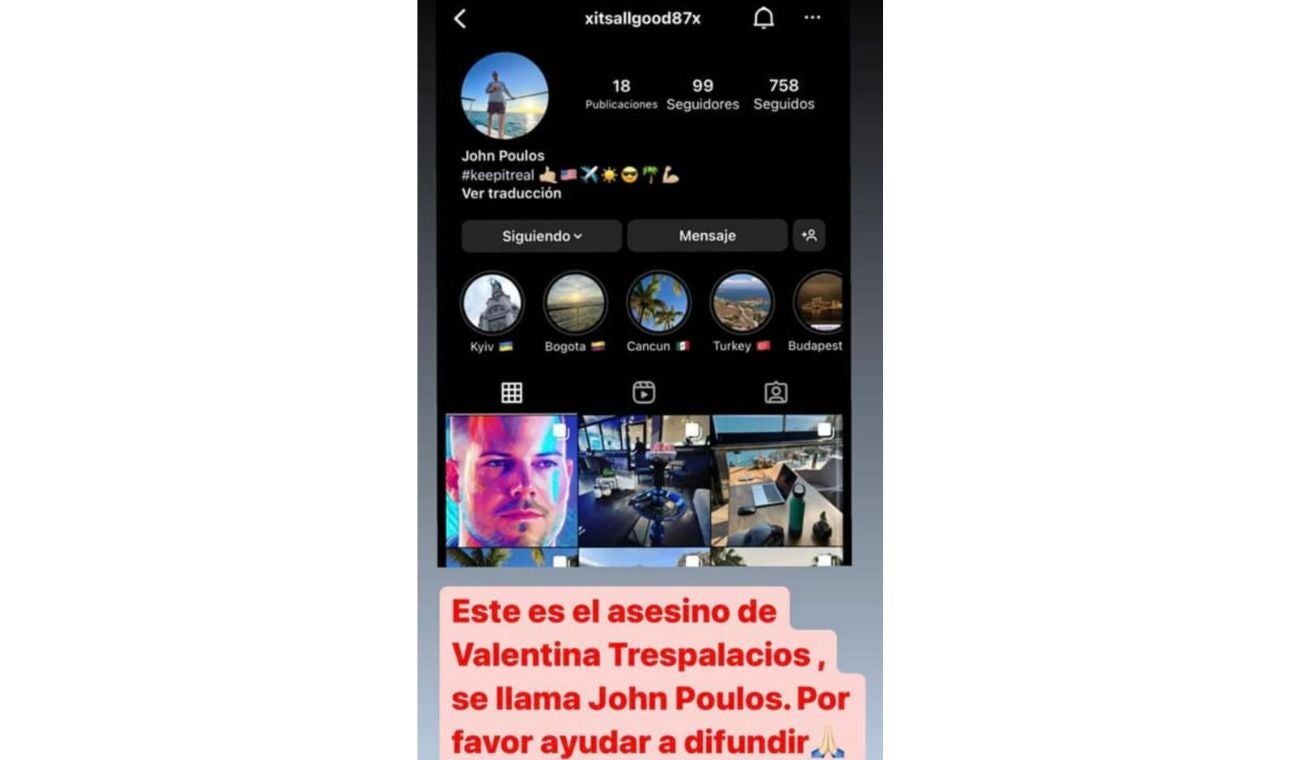 Instagram de John Poulos