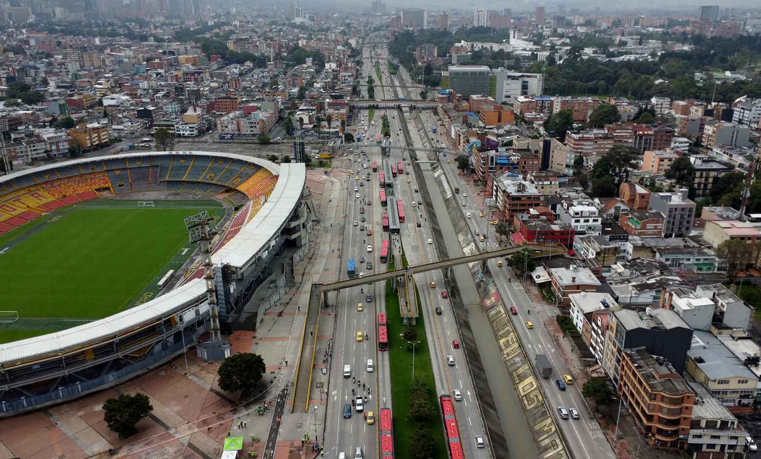 Primer día de nuevo pico y placa en Bogotá