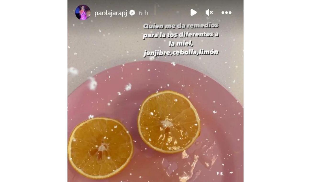 Paola Jara estaría enferma