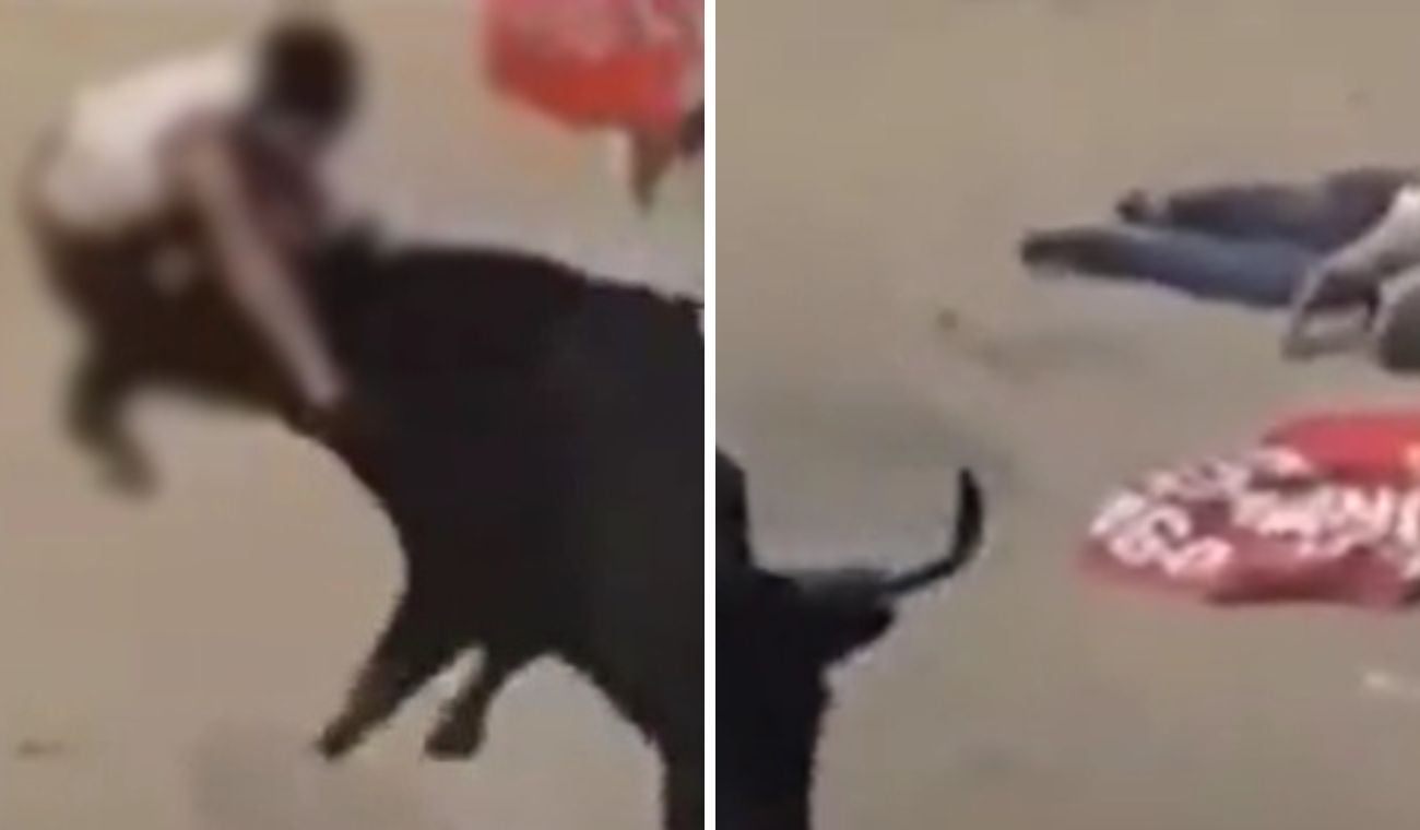 Hombre murió intentando saltar un toro
