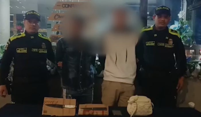 Ladrones capturados en Teusaquillo con las manos en la masa