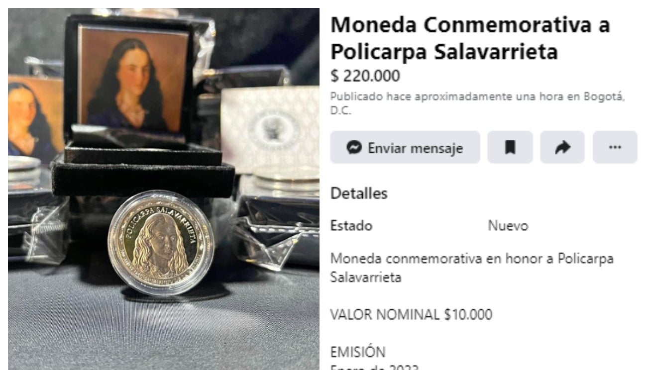 Moneda de $10.000 la venden hasta por $400.000