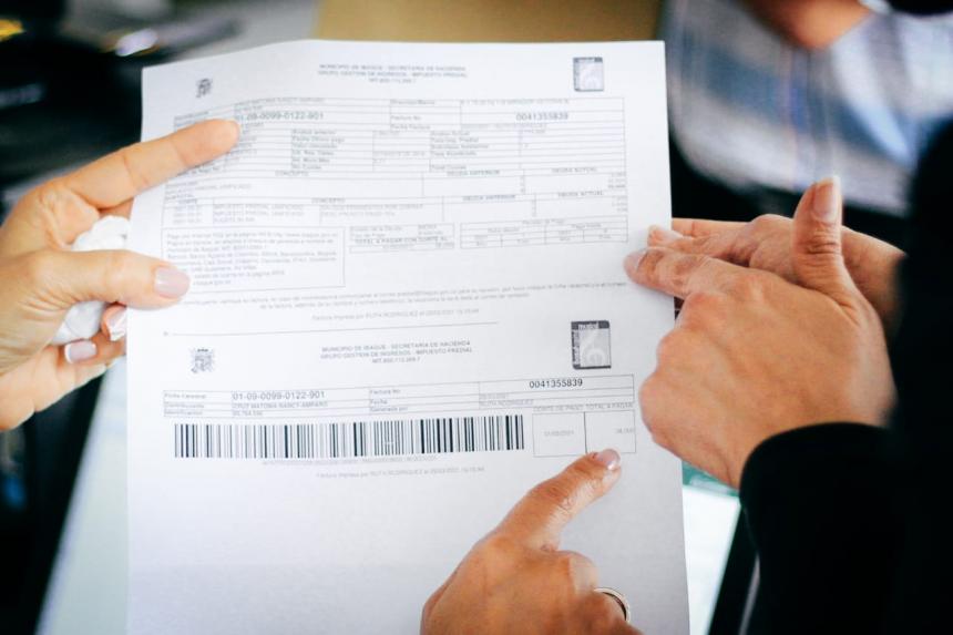 Recibo del impuesto predial