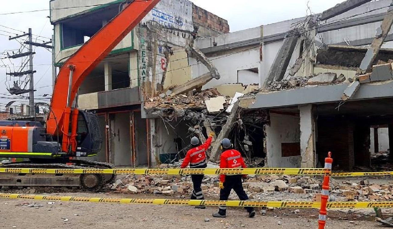 Demolición de viviendas para obras