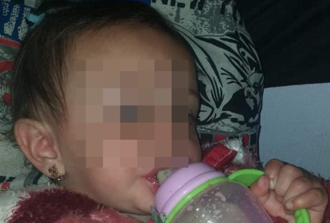 Foto suministrada de la bebé Salomé Ríos