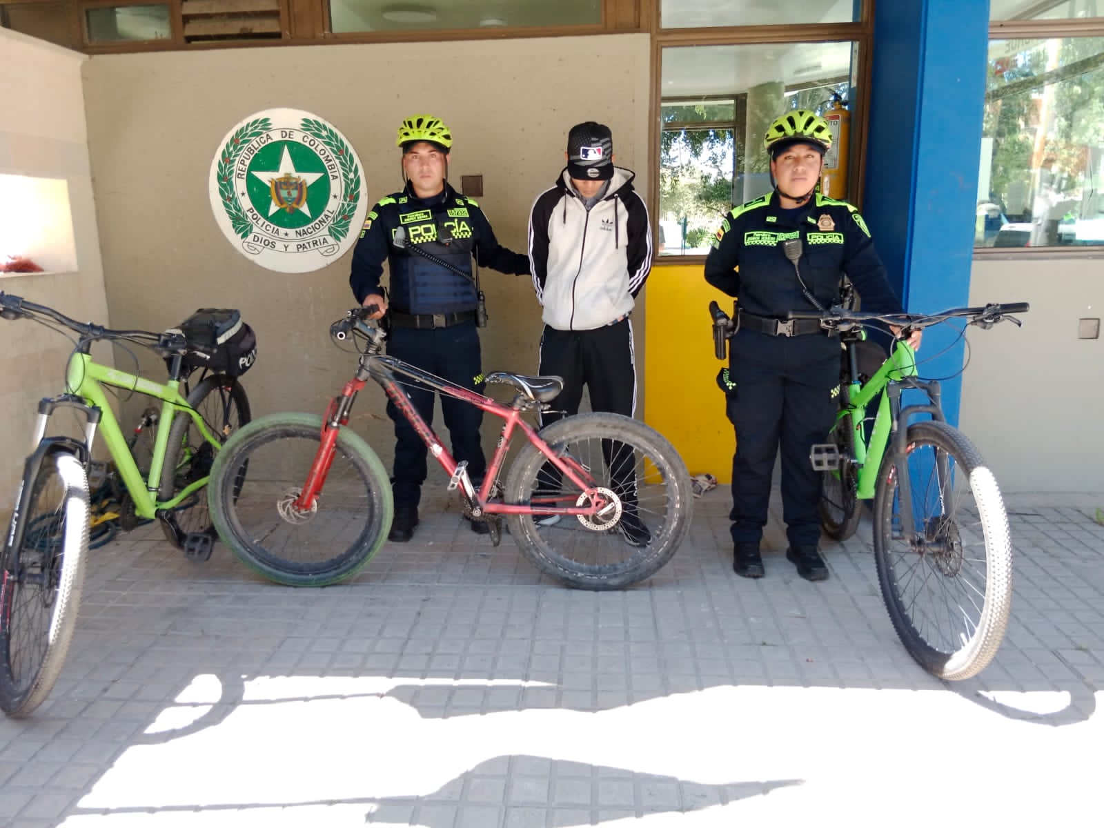 captura de ladrón de bicicletas