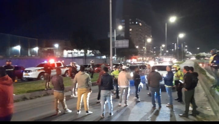 Manifestación conductores plataformas