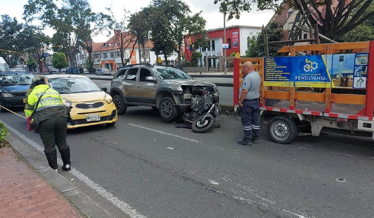 Accidente en Bogotá