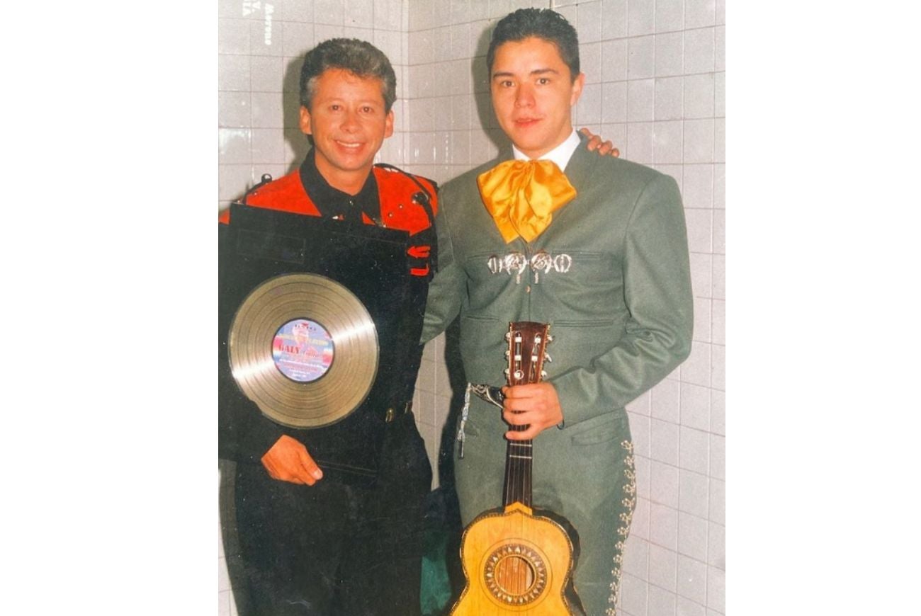 Ricardo Torres junto a Galy Galiano en los inicios de su carrera