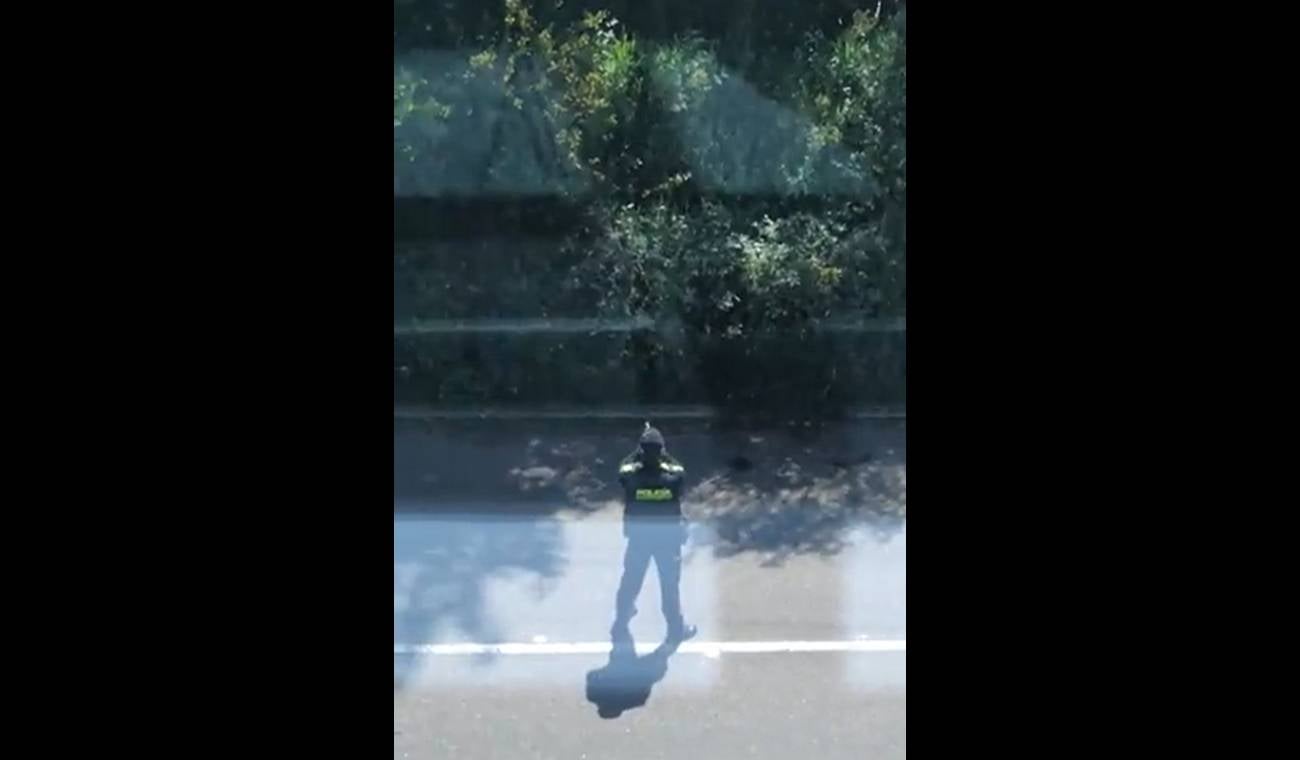 Balacera en el centro de Bogotá