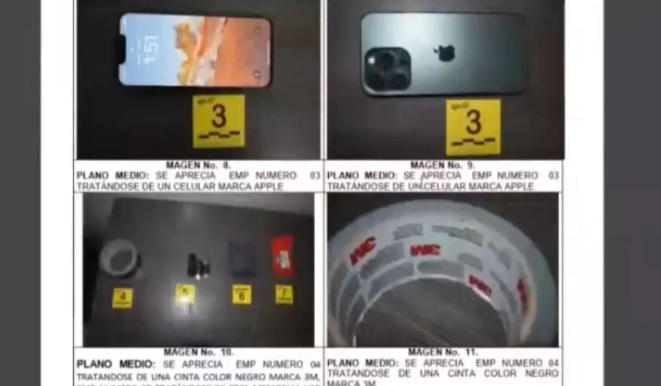 Cinta aislante prueba de crimen de valentina