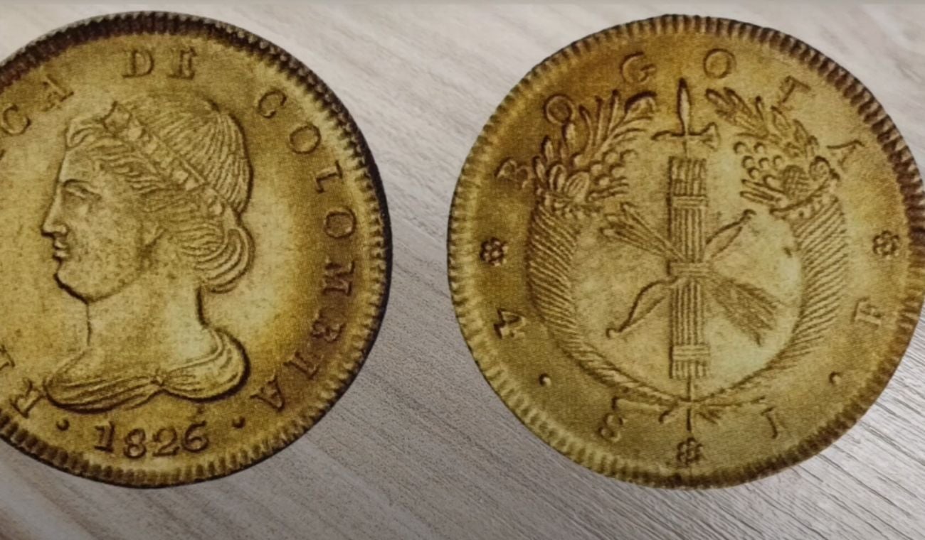 Moneda de 4 escudos de oro