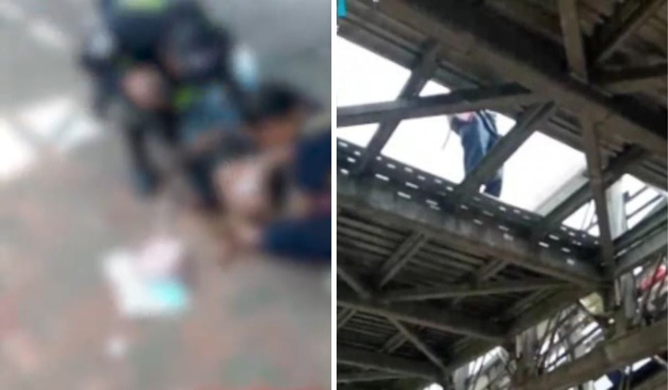 Mujer cayó de un puente en la AV NQS