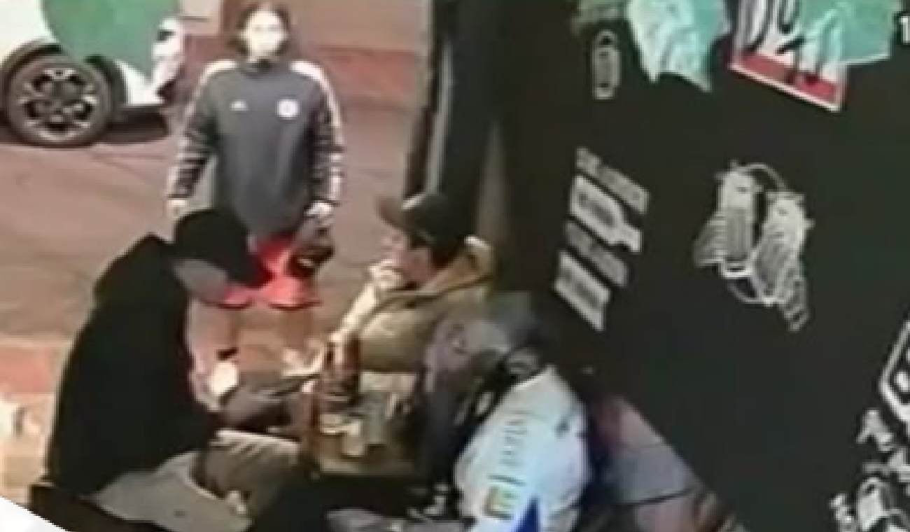 Pelea entre hinchas de Santa Fe y Millonarios