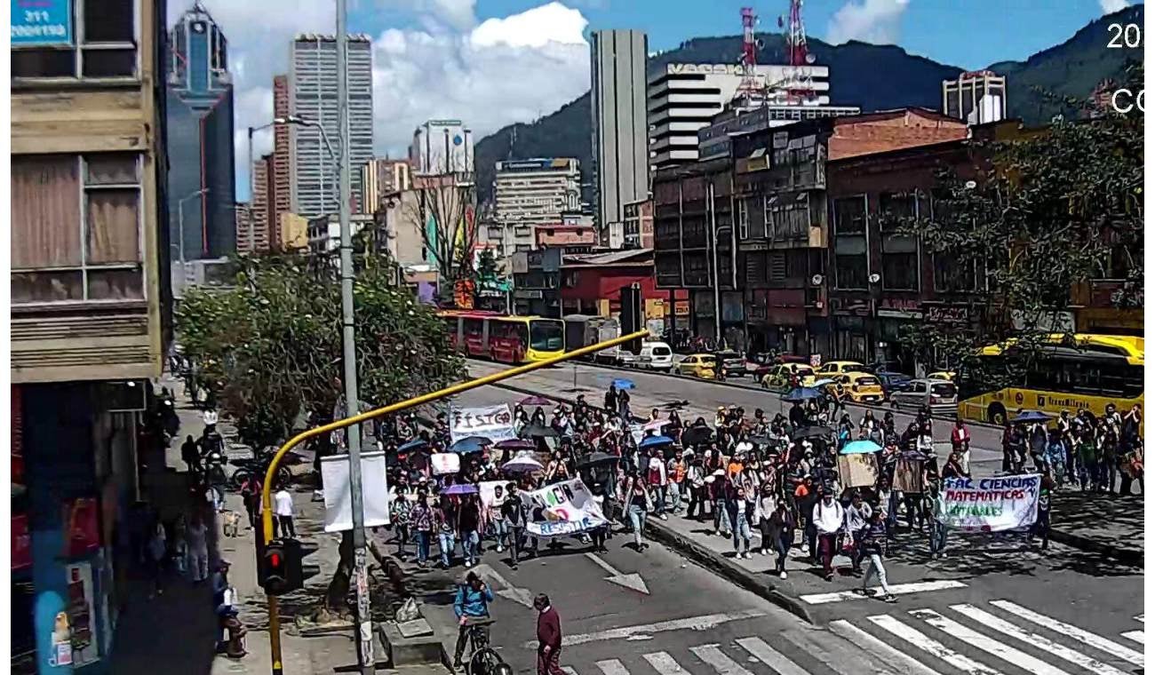 Protestas en Bogotá