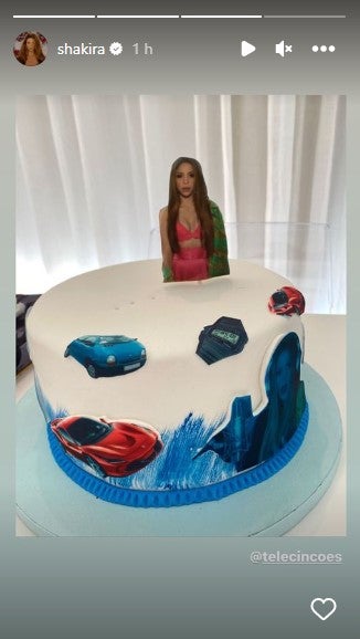 Torta de cumpleaños para Shakira