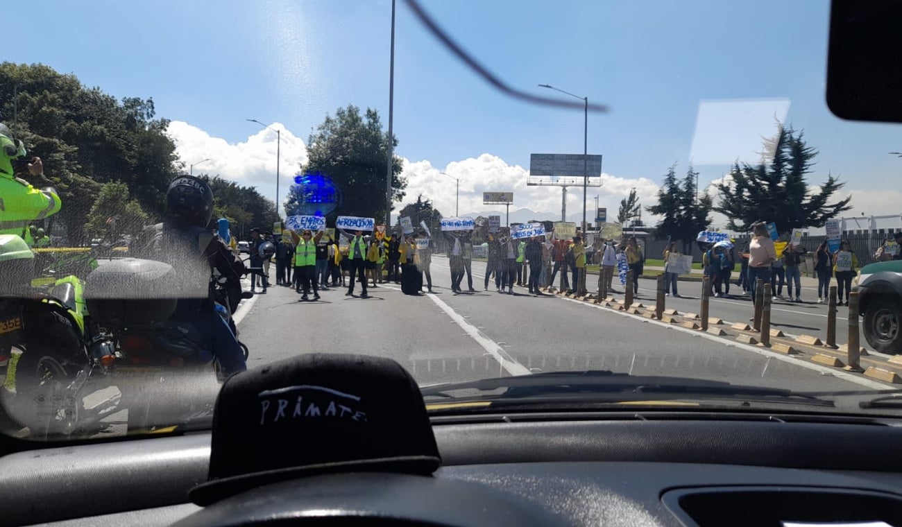 Manifestaciones en Calle 26