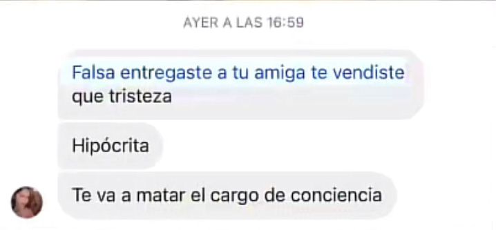 Chats de la mejor amiga de Valentina