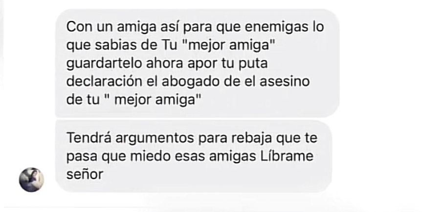 Chats de la mejor amiga de Valentina