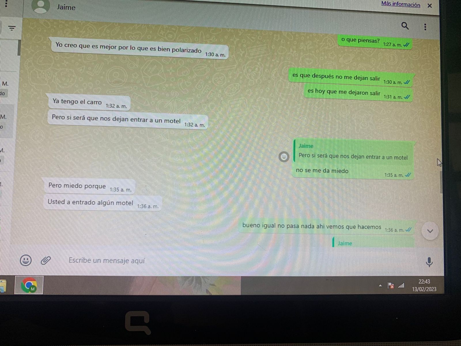 El presunto violador invitó a la niña a un motel. La hermana de la víctima lo citó