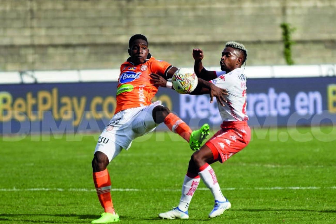Santa Fe en el partido contra Envigado
